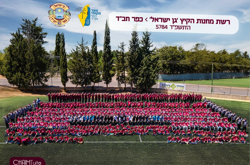 למעלה מ-500 חיילי צבאות השם, חניכי קעמפ גן ישראל כפר חב