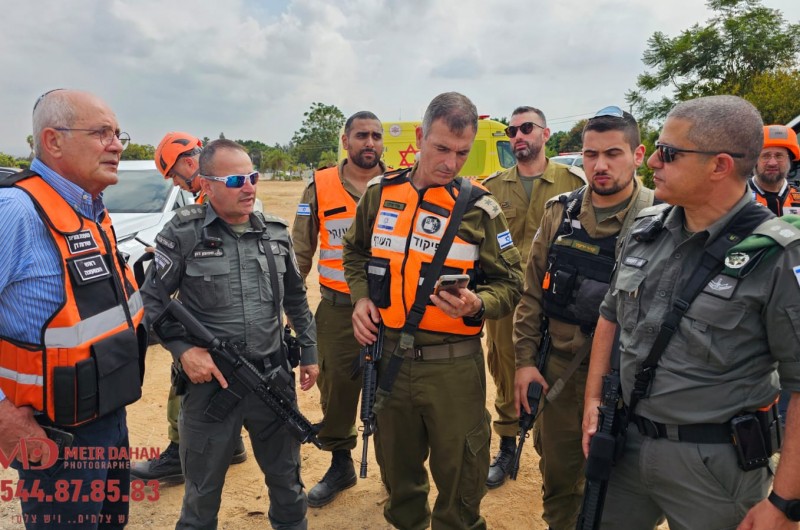 מפקד נפת איילון בפיקוד העורף וכוחות הצלה וביטחון בזירה 