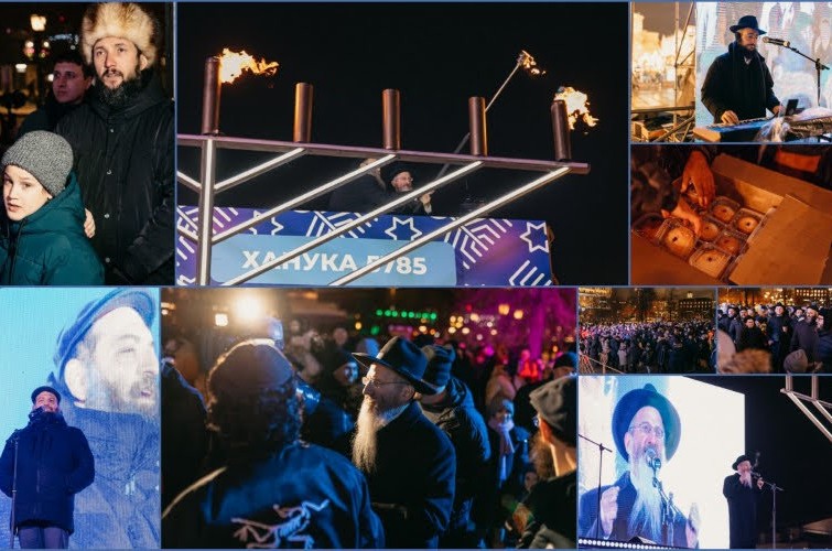 מעמד פרסומי ניסא למרגלות חומות הקרמלין במרכז מוסקבה