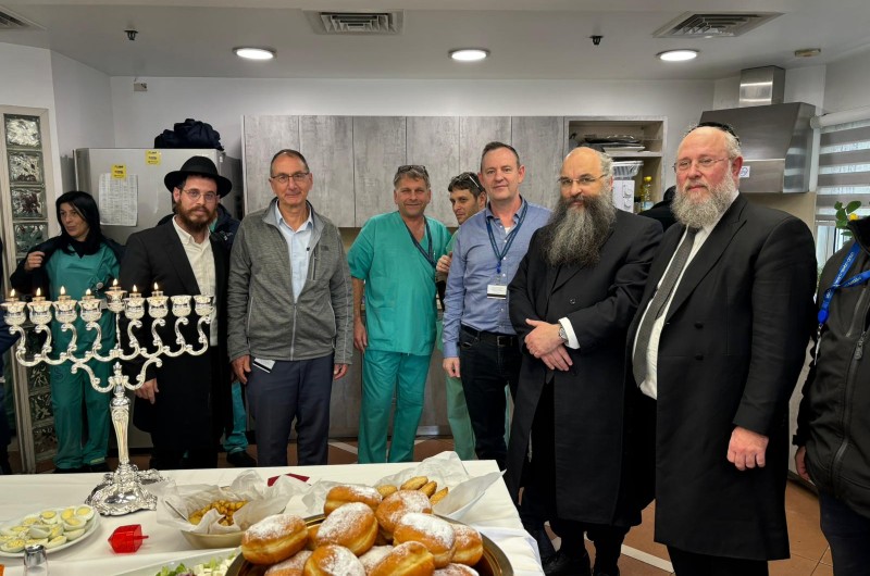 לקראת מעברם לצריפין: השליח במרכז הרפואי לקראת מעברם לצריפין: השליח במרכז הרפואי