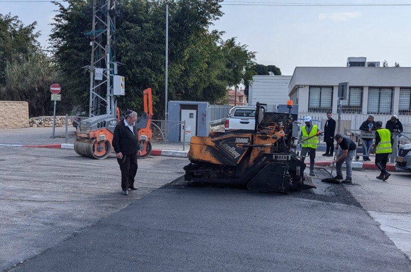 פס האטה רחב חדש הוצב בכביש המרכזי בנחלת הר חב