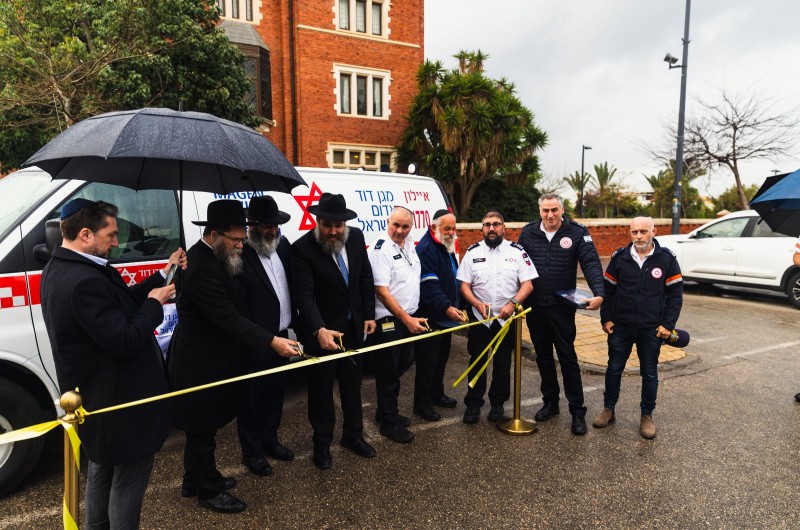 ברקע הלחימה שחודשה: נחנך אמבולנס 1770 של מד