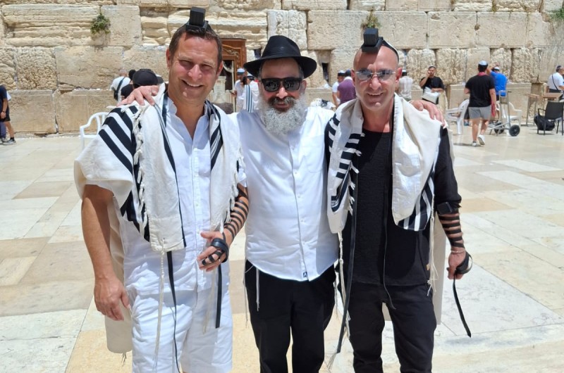 רז קינסטליך ראש עיריית ראשון לציון וגיא בסר מנכ