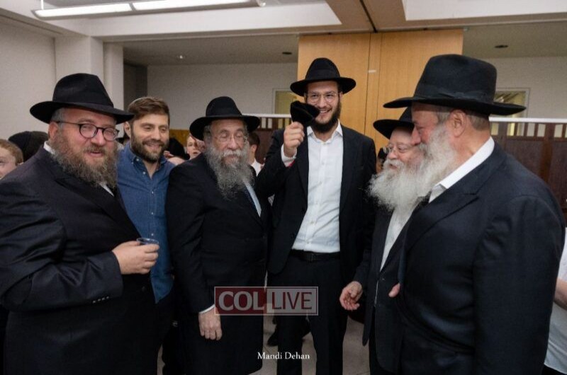 מזל טוב: באולם מוזיאון הילדים בניו יורק נערכה שמחת ה'לחיים' של התמים שלום בער גערליצקי מקראון הייטס, עב