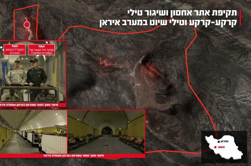 צה״ל תקף אתר תת-קרקעי לאחסון ושיגור טק צה״ל תקף אתר תת-קרקעי לאחסון ושיגור טק