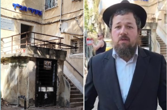 במטח הבוקר: נזק מטיל שנחת סמוך למשרדי בית חב במטח הבוקר: נזק מטיל שנחת סמוך למשרדי בית חב
