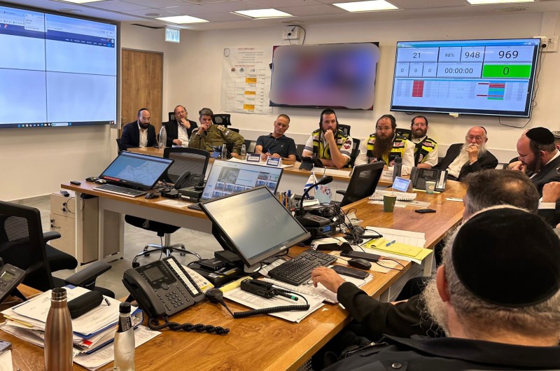 עיריית חיפה, 'הצלה' ושליח הרבי דנו בפערי המיגון והגברת מודעות עיריית חיפה, 'הצלה' ושליח הרבי דנו בפערי המיגון והגברת מודעות