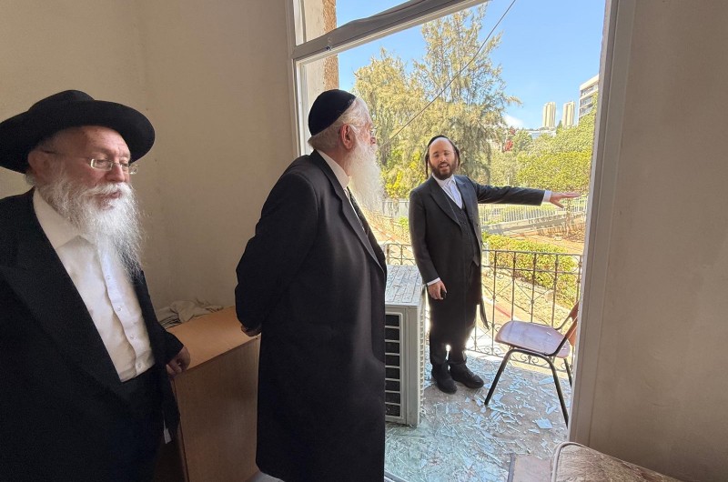 השר פרוש ביקר בישיבת חב השר פרוש ביקר בישיבת חב