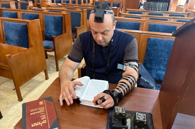 מיכאל דוידוב שיחי' - אביו של החייל אלון דוידוב הי מיכאל דוידוב שיחי' - אביו של החייל אלון דוידוב הי