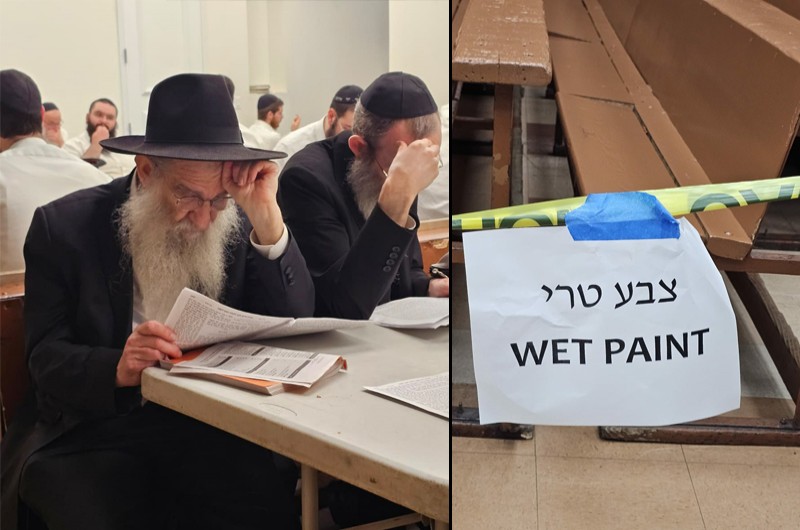 מחדשים ספסלים בבית חיינו: התיעוד השבועי מ-770