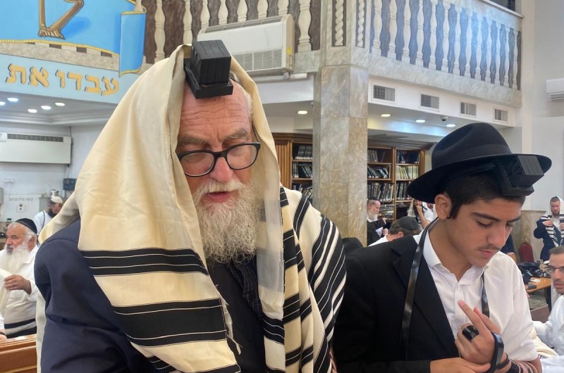 ר' יוסף ריבקין עלה לתורה הבוקר, ביום היארצייט לאביו ר' חיים ז