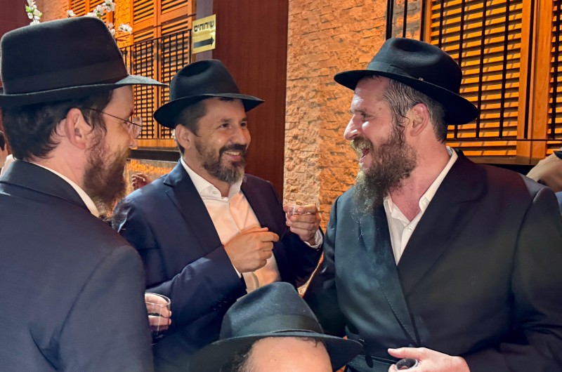 רבנים, שלוחים ואישי ציבור בחתונת אליצור-שילת