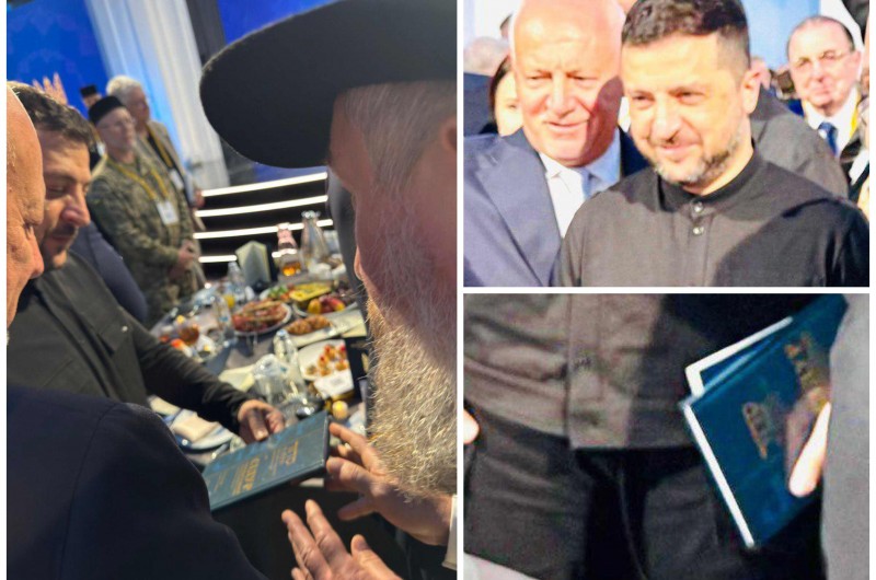 נשיא אוקראינה קיבל סידור של 'קה