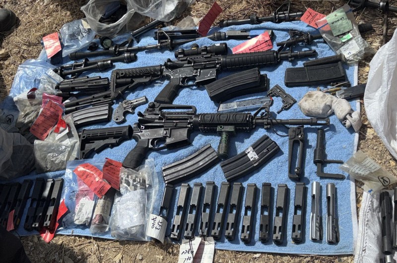 דיווח ראשוני: מצבור ענק של כלי נשק אותר בפרדסי כפר חב