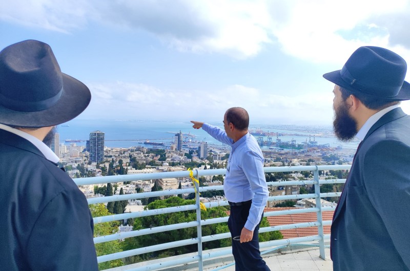 חיפה: פגישת עבודה מוצלחת עם 'לב חב