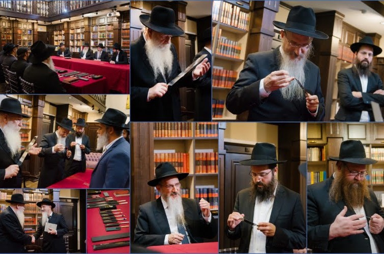 תיעוד: בדיקת סכיני השחיטה של השוחטים ברוסיה