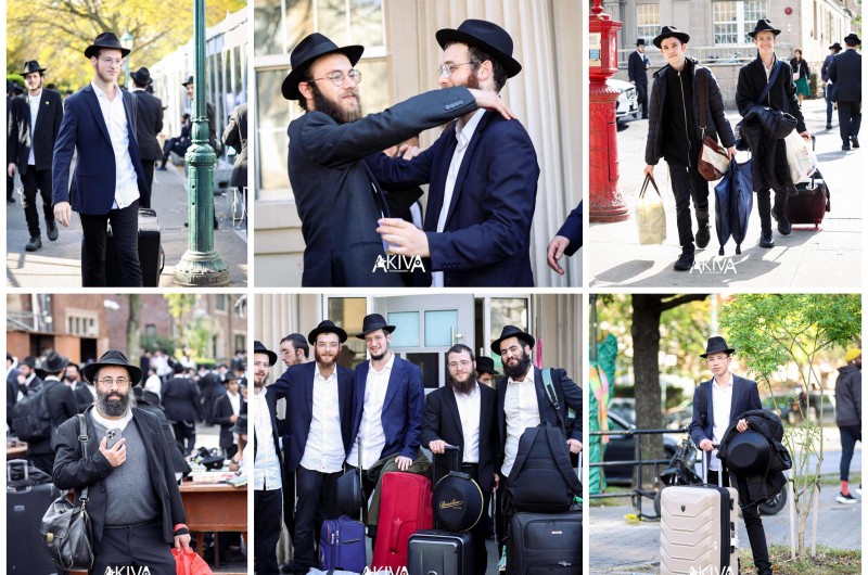 עם המזוודות: האורחים נפרדים מ'בית חיינו' בתום חגי תשרי