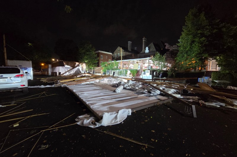 אמש: זה מה שקרה לסוכת הענק 'הכנסת אורחים' של רובשקין