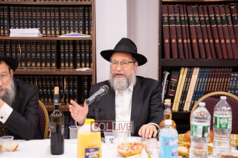 הרב מינץ מונה לרב בית הכנסת 'געצל-שול' בקראון הייטס