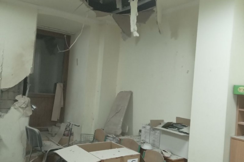 דרמה בחרסון: טיל פגע ישירות בבית הכנסת; שליח חב