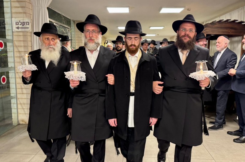 חתונת התמים יוסי ביסטריצקי מצפת, בנו של חבר בי