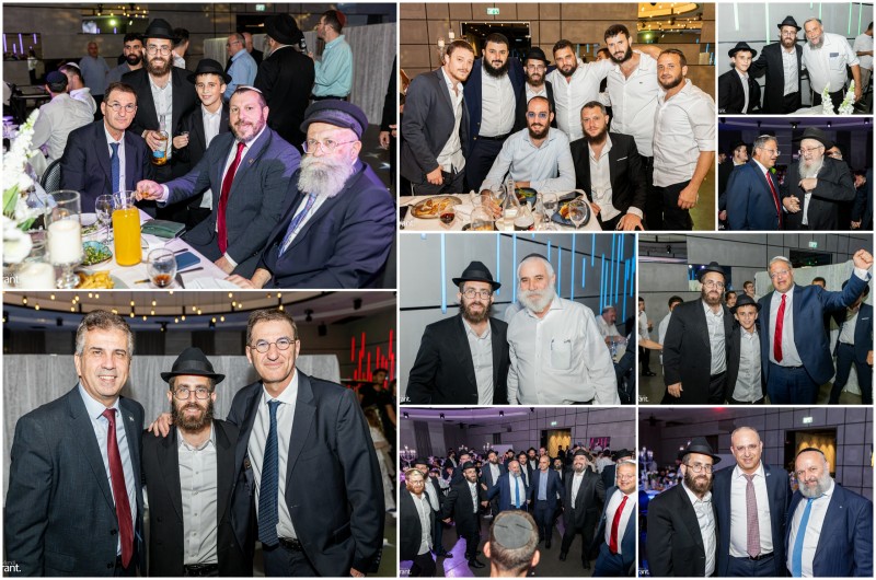 130 תמונות: שרים ואישי ציבור בבר המצווה לבנו של גולדברגר