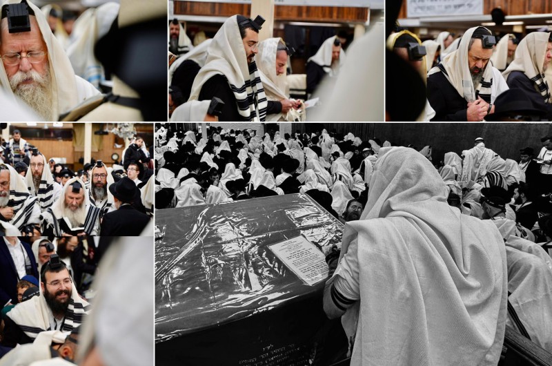 בוקר יום הפאנלים וההרצאות: תפילת שחרית ב-770 | גלריה 2