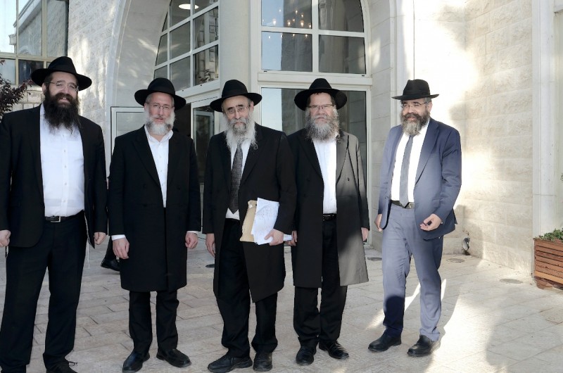 בצל משבר הגיוס: חברי הבי”ד חיזקו את תלמידי הישיבה בצפת