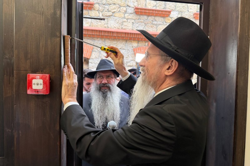 בקיסלובודסק חנכו את בית כנסת המשוחזר | תיעוד ראשוני 