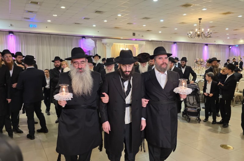 חתונת הת' שניאור זלמן קעניג בן המנהל הרוחני בתות
