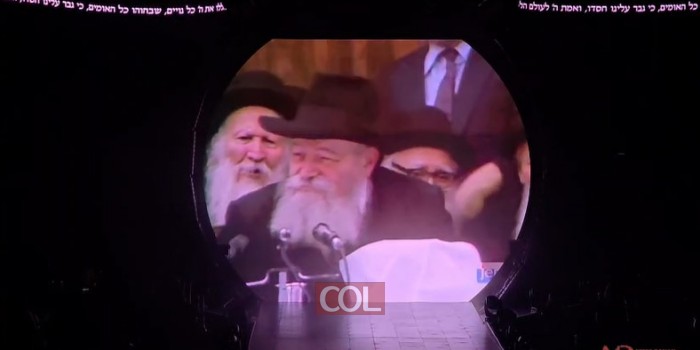 מראות קודש של הרבי מוקרנים ב'צמאה' לאלפי לבבות ונפשות, וממשיכים להאיר, לרגש ולהעצים כל אחד ואחת. צילום: מאיר דהן. צפו: