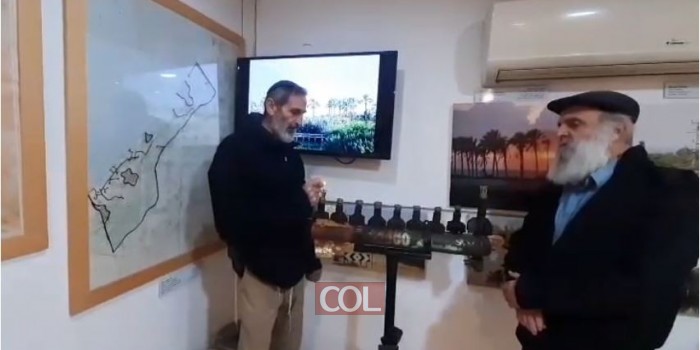 מרגש: הערב הודלקה במוזיאון גוש קטיף בירושלים חנוכיית הפצ