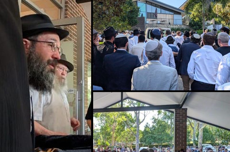 סידני: הלוויית הקדוש הרב יעקב לויטאן הלוי הי