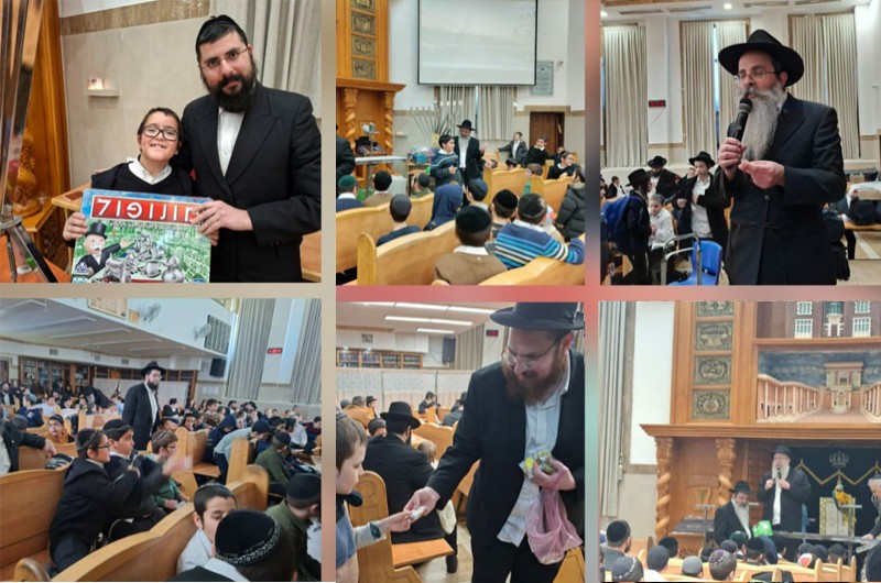 ראלי חנוכה אבות ובנים מרגש בחיידר 