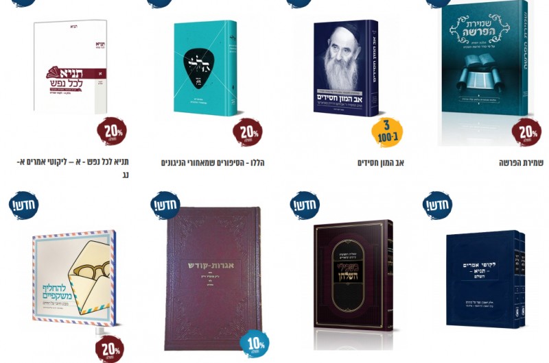 'היכל מנחם אונליין' מציג: יבול הספרים לקראת ה' טבת