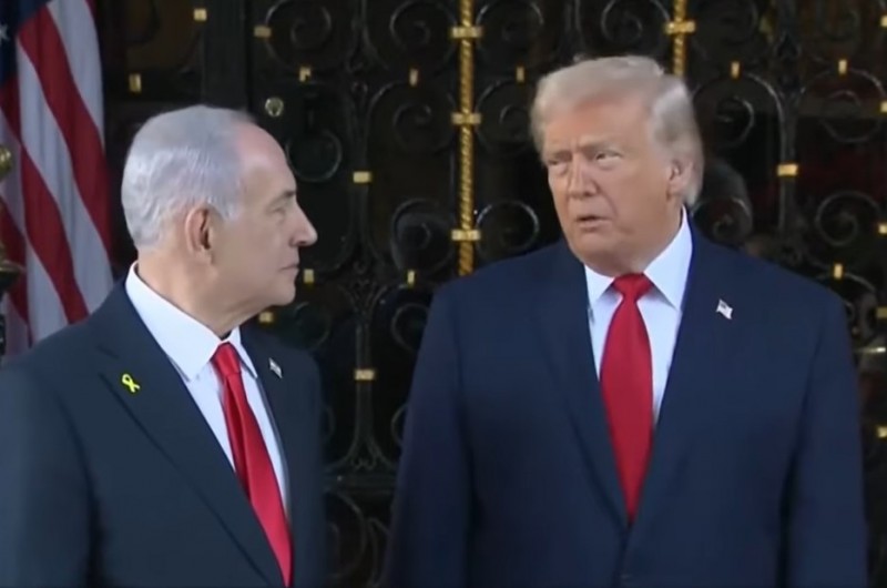 טראמפ בפסגה עם נתניהו: 