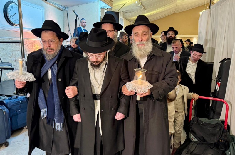 באוהל האירועים בכפר חב