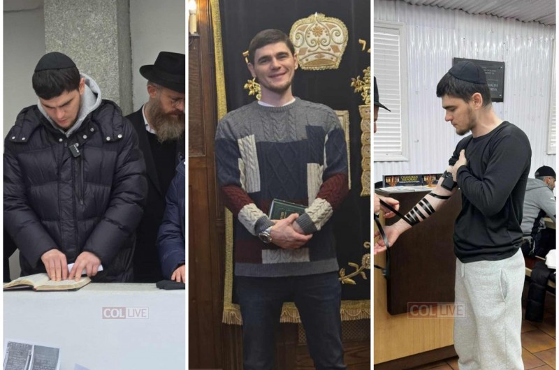 הניצול משבי חמאס בעזה הגיע לשאת תפילה ב'אוהל' ו-770