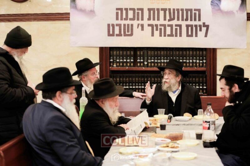 השליח הראשי של הרבי למדינת קונטיקט בארצות-הברית, הרב ישראל דערן, התוועד עם אנ