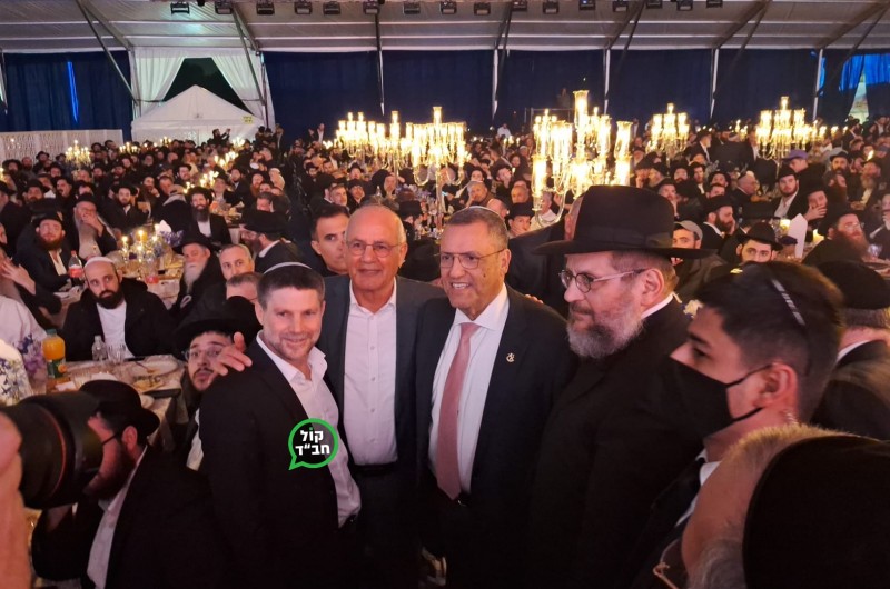 שר האוצר בצלאל סמוטריץ', ראש מועצת שדות דן דוד יפרח, ראש עיריית ירושלים משה ליאון ויו