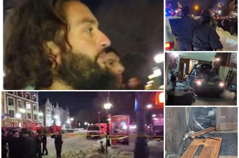 נהג ניסה לפגע ב-770: דהר לכניסה האחורית עם רכבו | צפו