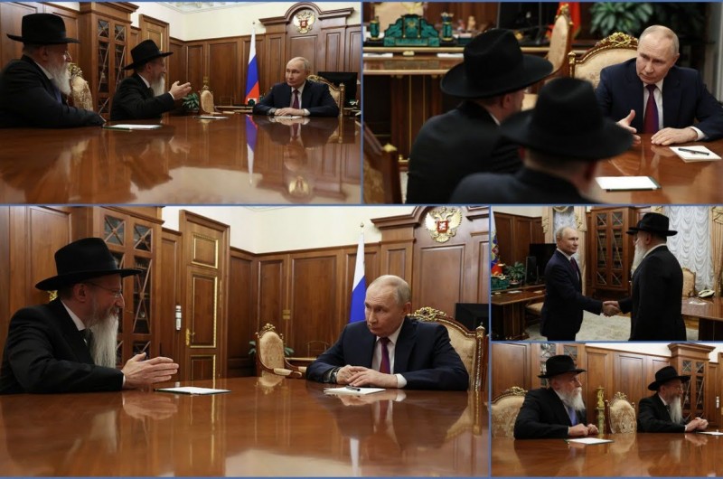 נשיא רוסיה והרב הראשי דנו על פיתוח הקהילות היהודיות 