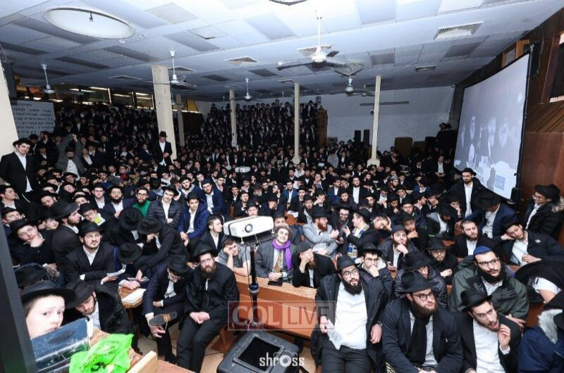 הנס נחשף: זמן קצר לפני ניסיון פיגוע הדריסה המחריד ב-770, התאספו למעלה מ-4,000 בחורים מ-56 ישיבות ברחבי העולם, לצפייה בווידאו 