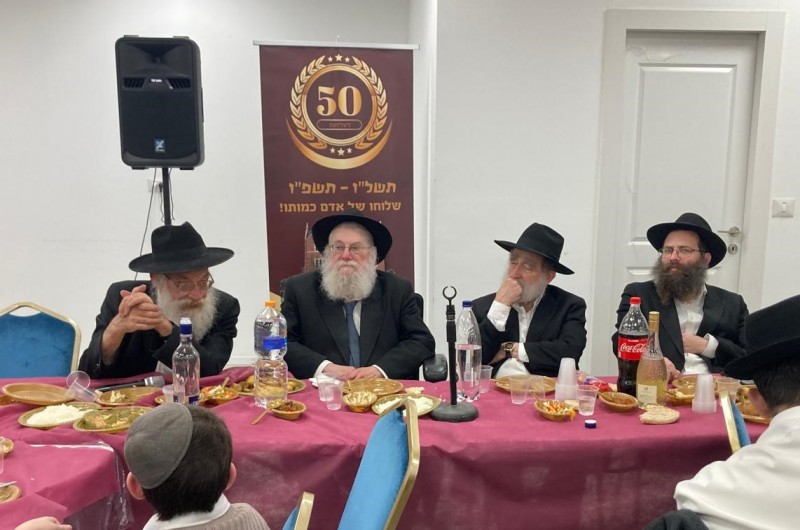 אשקלון ציינה בהתוועדות: 50 שנה להגעת הרב ליברמן לארה