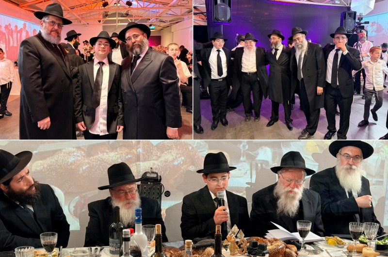 רבנים, שלוחים וידידים בבר מצווה לבן מנהל בית אגו