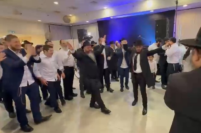 ריקוד גאורגי מסורתי בחתונת פרוס-קוזלובסקי \ צפו