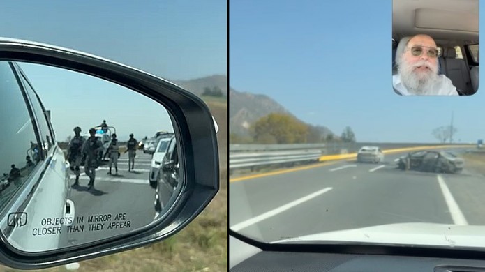 מהומות קרטלים במקסיקו: שליח חב״ד בחליסקו נתקע בדרכים החסומות