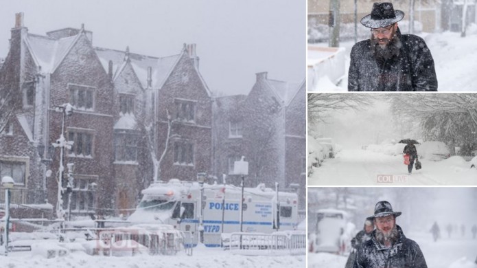 סופת שלגים כזאת גם וותיקי קראון הייטס לא זוכרים | צפו