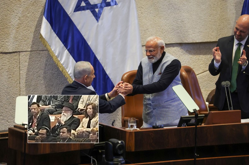 ראש ממשלת הודו בכנסת: רה