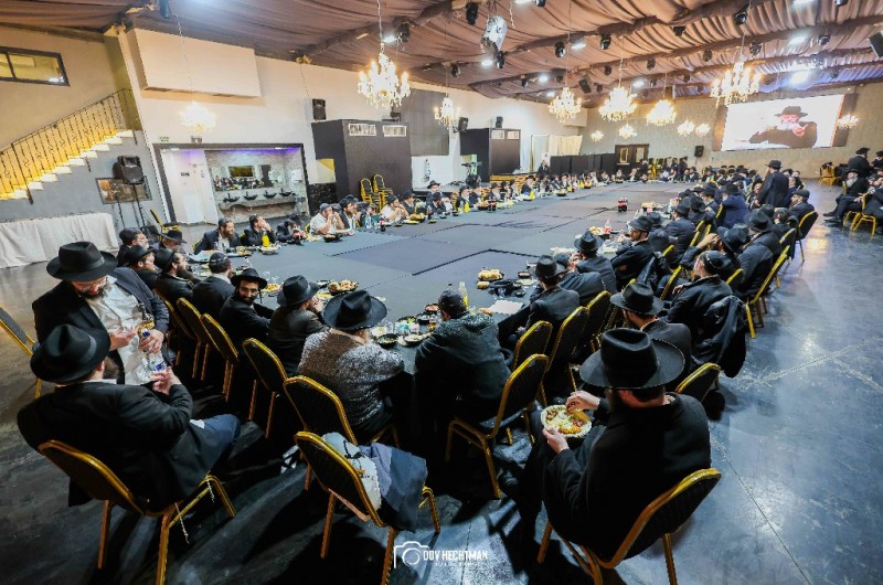מאות התוועדו וקיבלו החלטות טובות לזכרו של ראש הישיבה